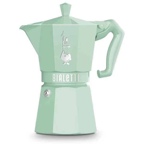 Bialetti - 3 Cup Espresso Moka Pastel Green 1 Un