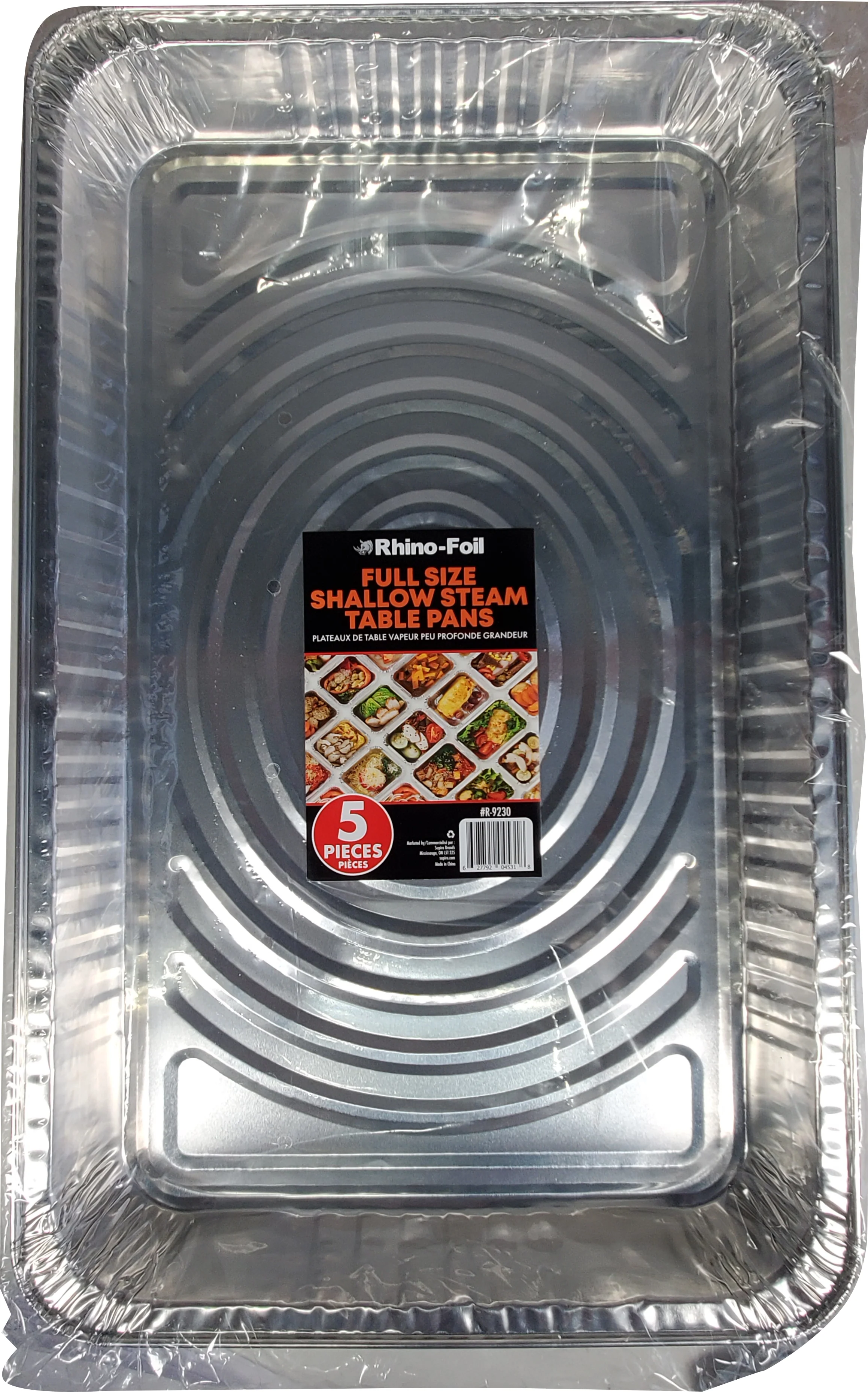 Rhino - Full Size Shallow Steam Table Pan - R-9230 — Case (5 CT)