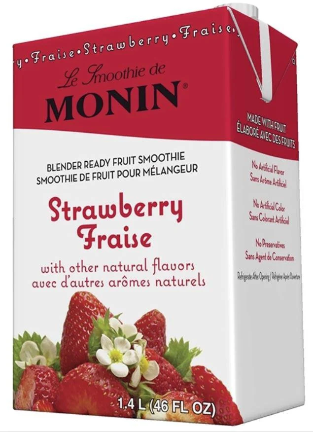 Monin - Smoothie Mix - Strawberry — Case (6 x 1.4 L)