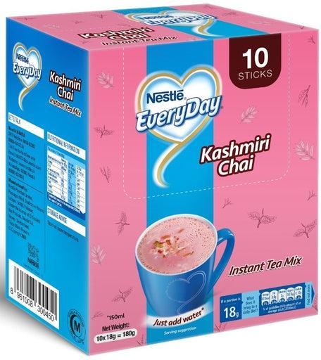Nestle Everyday - Instant Tea Kashmiri Pink Tea 10 Pack — Pack (10 x 18 G)
