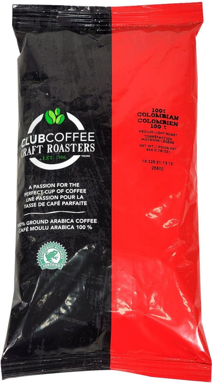 Club Coffee - Coffee - Craft Roasters Colombian- 25800 — Case (20 x 454 G)