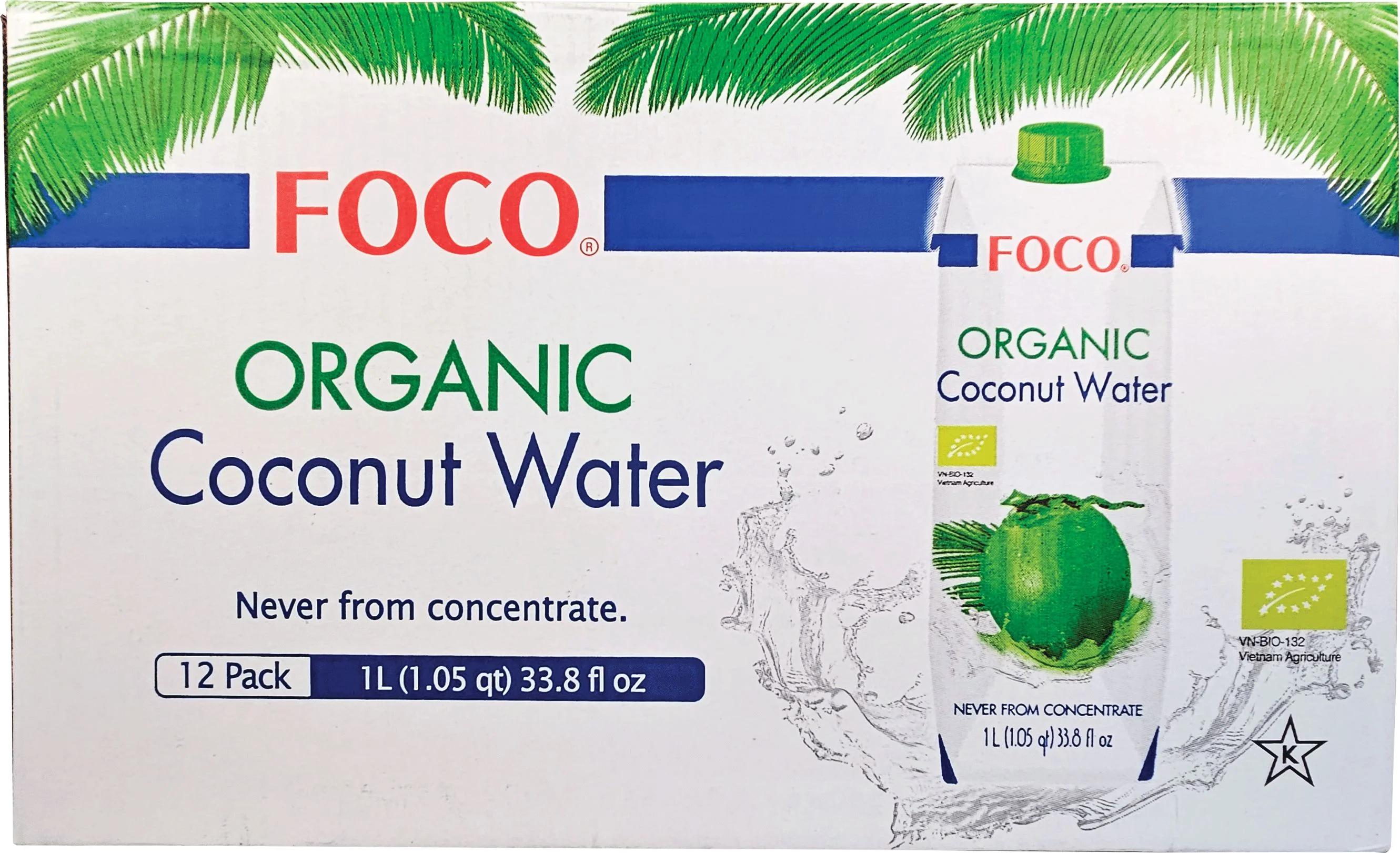 Focco - Organic Coconut Water - 1 Lt — Each (1 L)