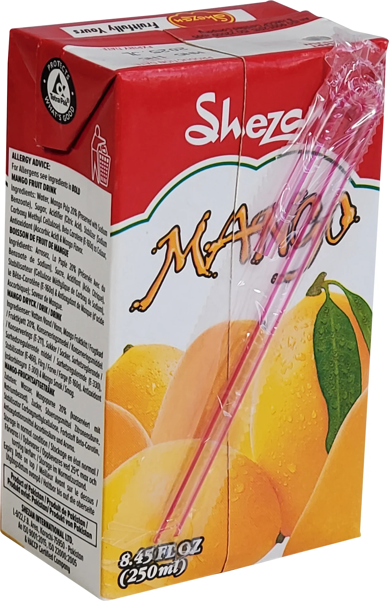 Shezan - Mango Juice Drink - Tetra — Case (6 x 250 ML)
