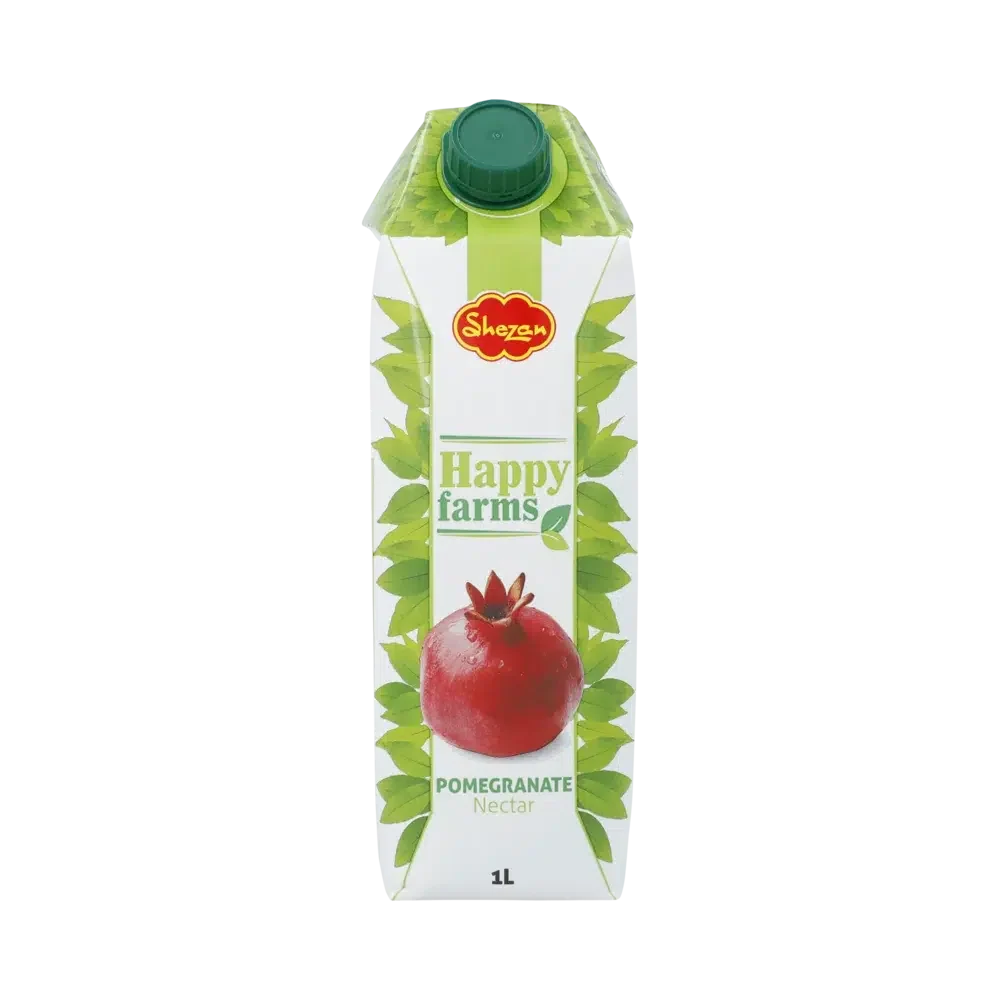 Shezan Happy Farms Pomegranate Juice — Case (12 x 1 L)