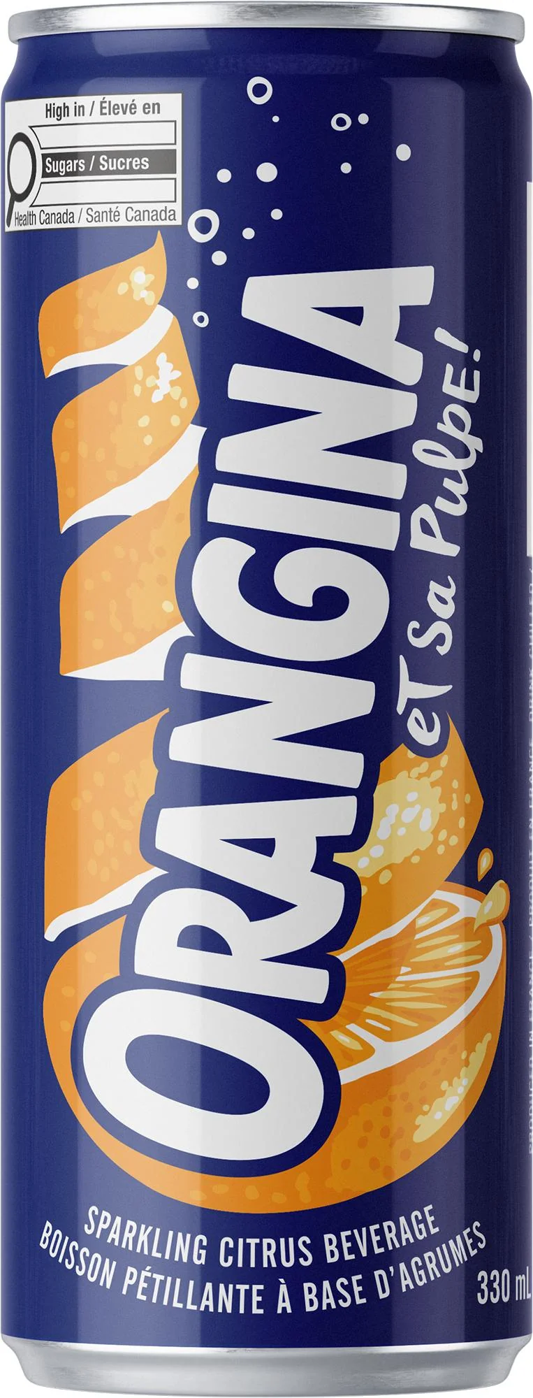 Orangina Sparkling Citrus Beverage Cans — Case (6 x 330 ML)