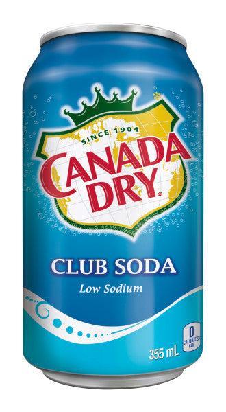 Canada Dry Club Soda Cans