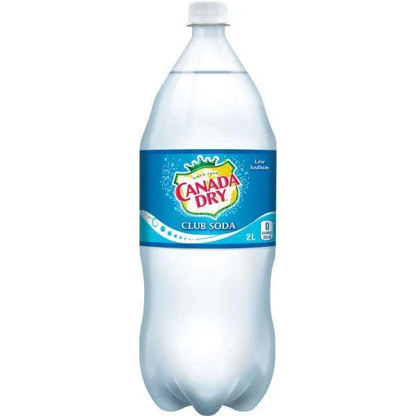 Canada Dry Club Soda — Case (8 x 2 L)