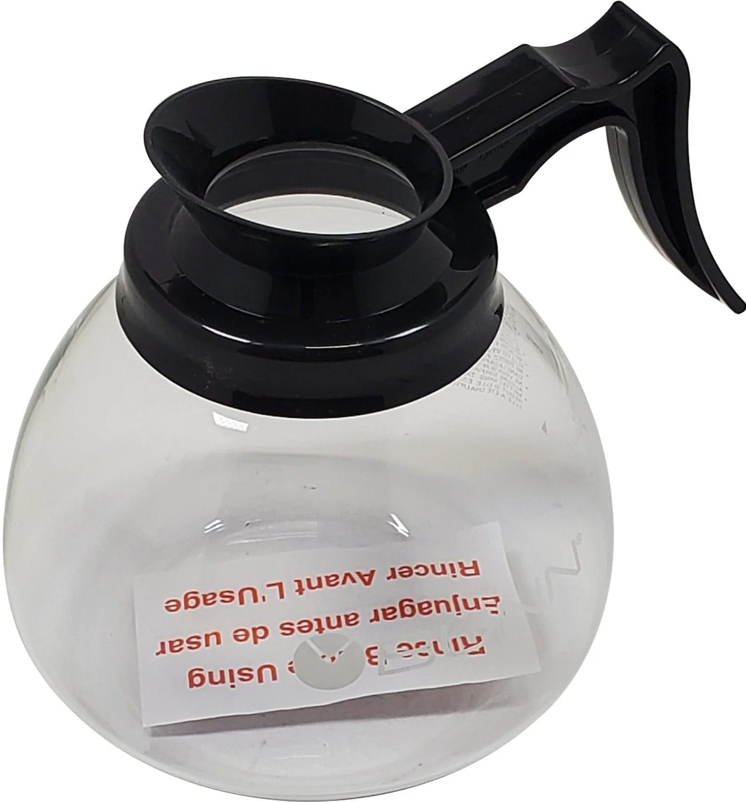 Bunn - Coffee Pot Glass - Black Handle Decanter - 42400.7103 — Each (1 CT)