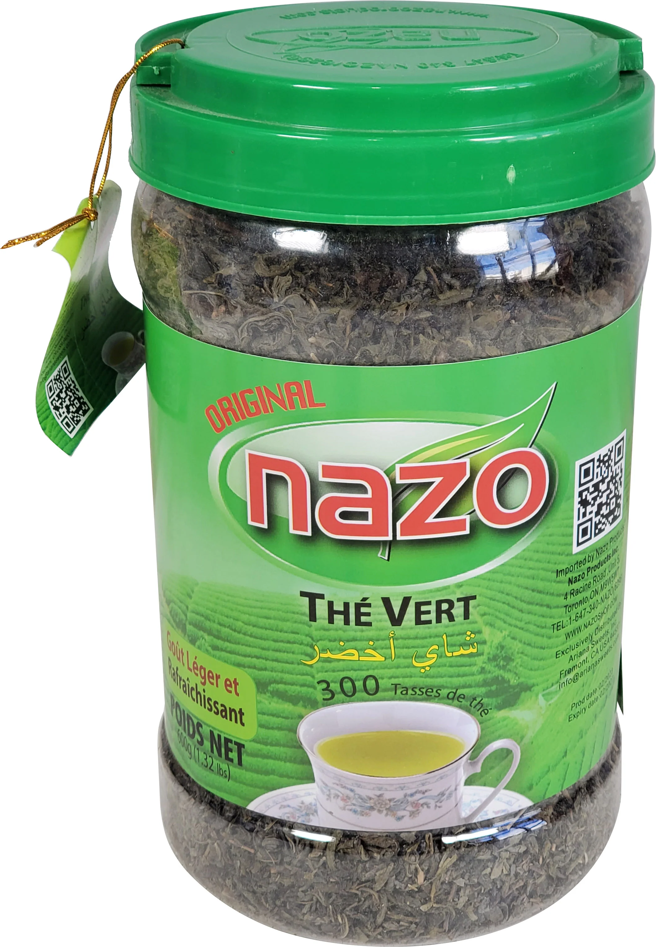 Nazo - Green Tea - Orignal - 600g — Each (600 G)