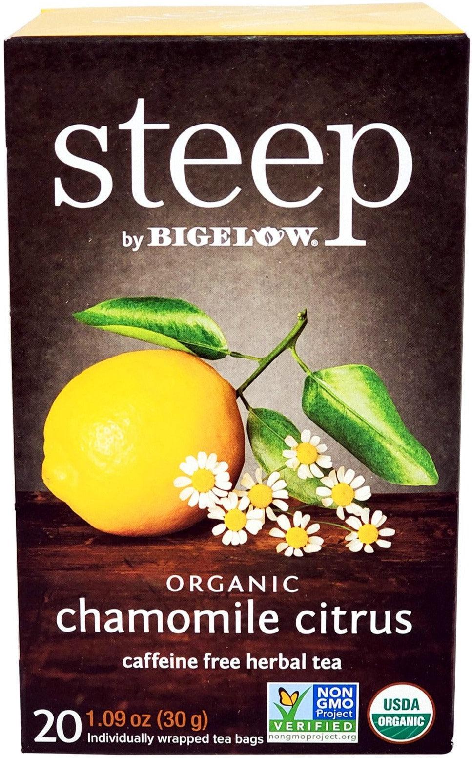 Steep - Tea Bags - Organic - Chamomile Citrus — Case (20 CT)