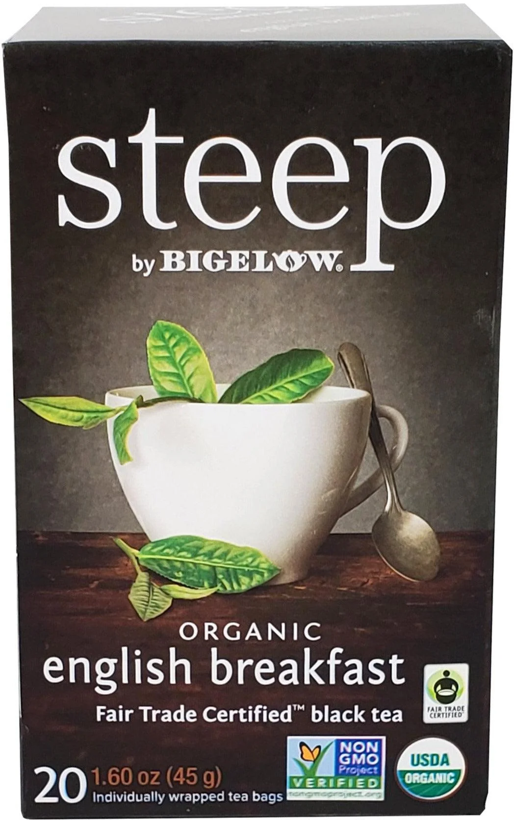 Steep - Tea Bags - Organic - English Breakfast — Case (6 x 20 CT)