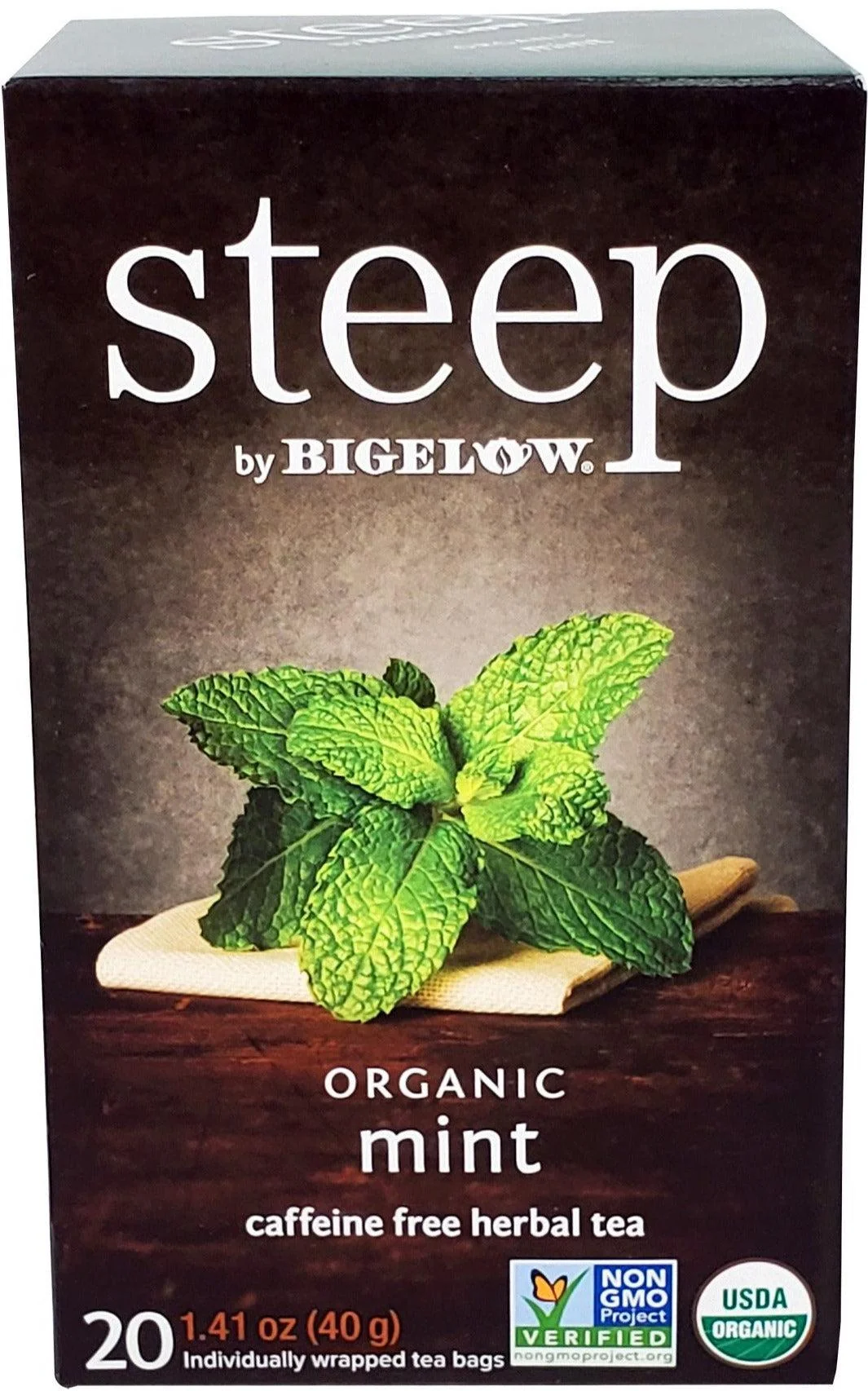 Steep - Tea Bags - Organic - Mint — Case (20 CT)