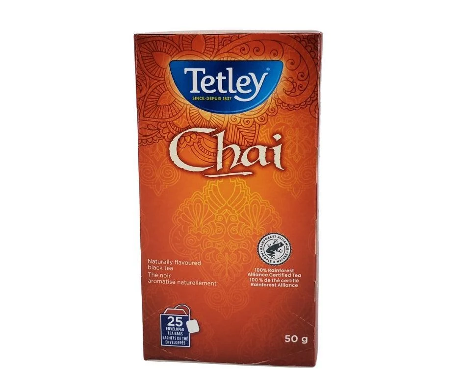 Tetley - Tea Bags - Chai — Case (6 x 25 CT)