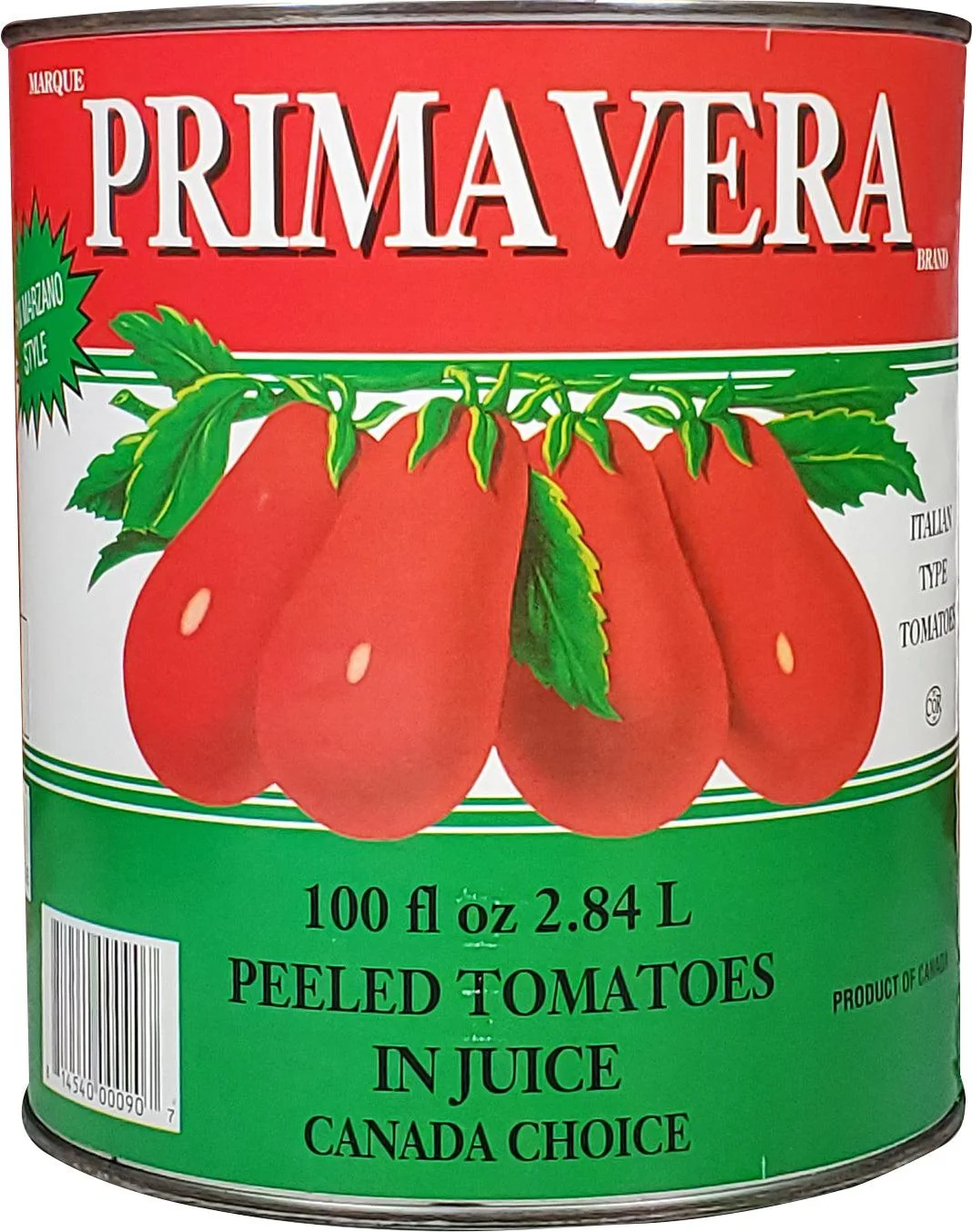 Primavera - Whole Peeled Tomatoes In Juice — Each (100 OZ)
