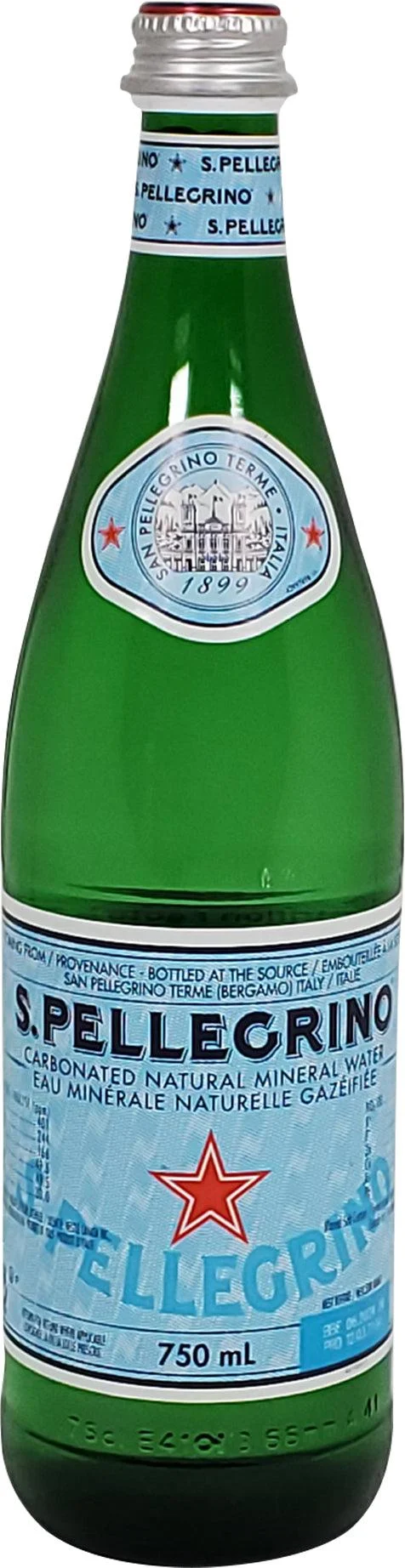 San Pellegrino - Carbonated Mineral Water — Each (750 ML)