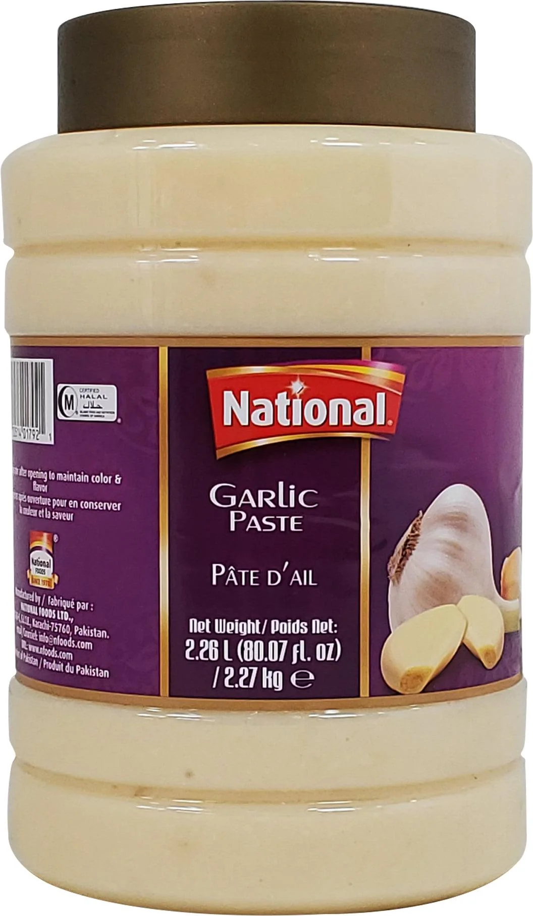 National - Garlic Paste - Large — Each (2.27 KG)