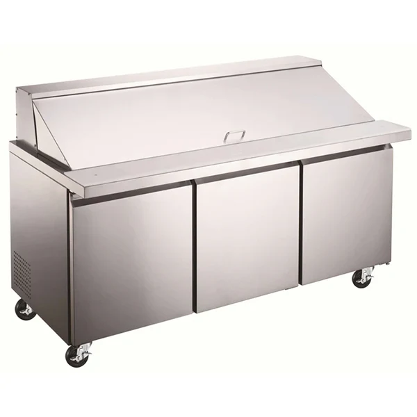 Canco - 3 Door 70"Refrigerated Mega Top Sandwich Prep Table EA