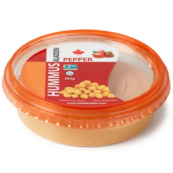 Aladdin Dips - Red Pepper Hummus Dip 12x283 GR