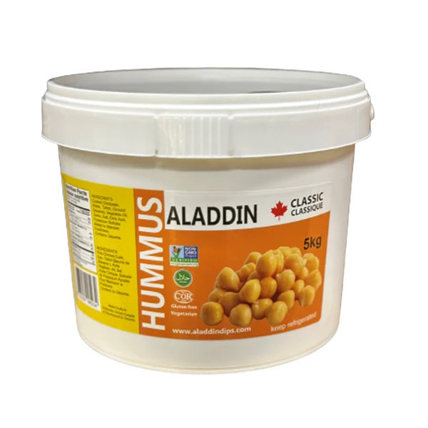 Aladdin Dips - Hummus Pail 5KG