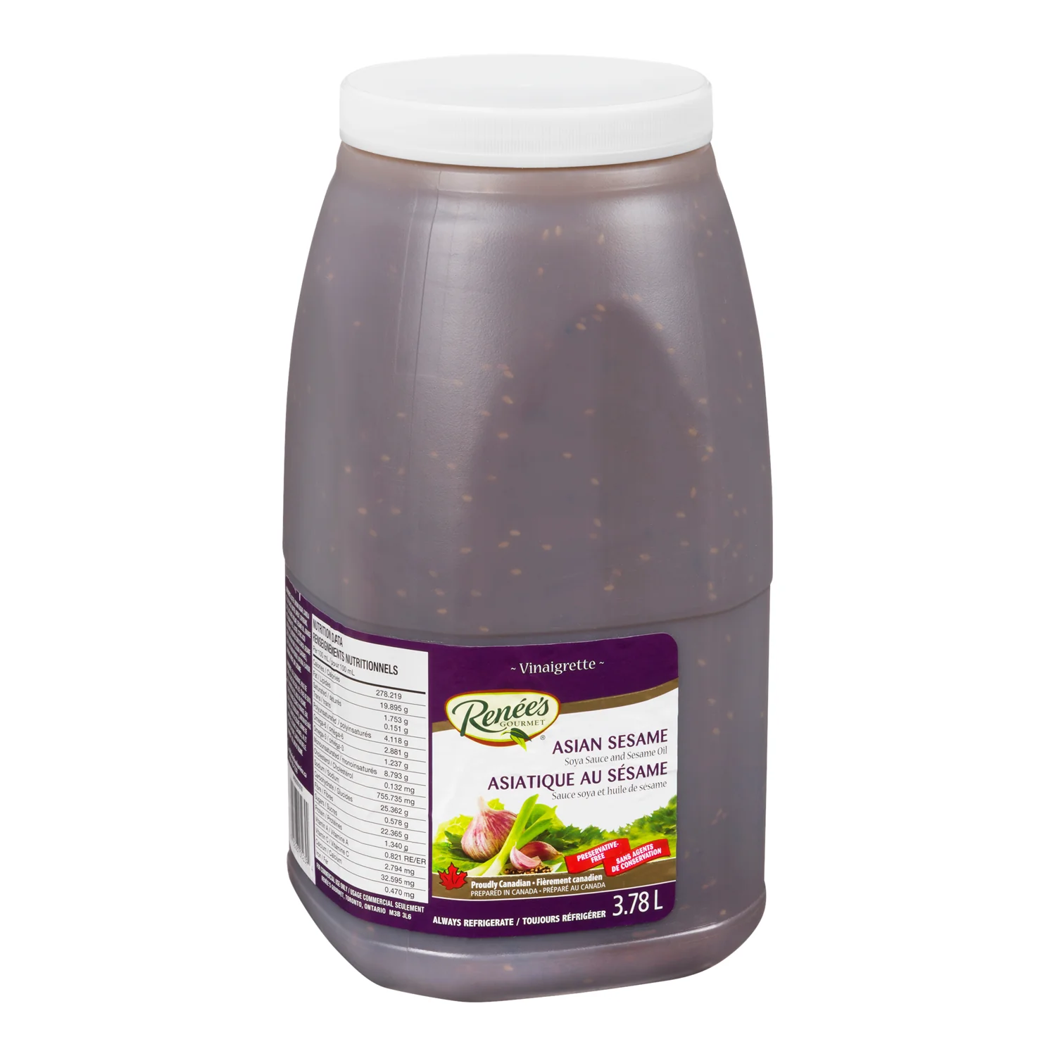 Renees - Asian Sesame Viniaigrette 3.78LT