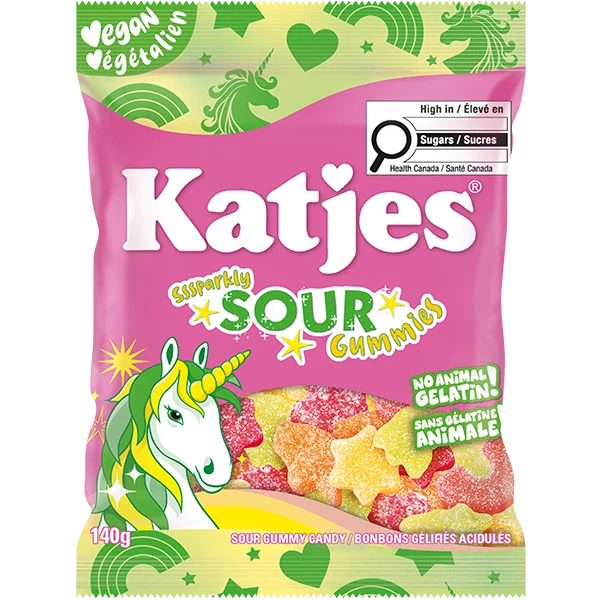 Katjes - Sour Plant Based Gummies 140GR