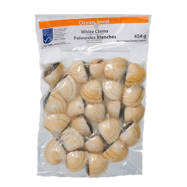 Ocean Jewel - White Clams Cooked Shell-ON 10x454 GR