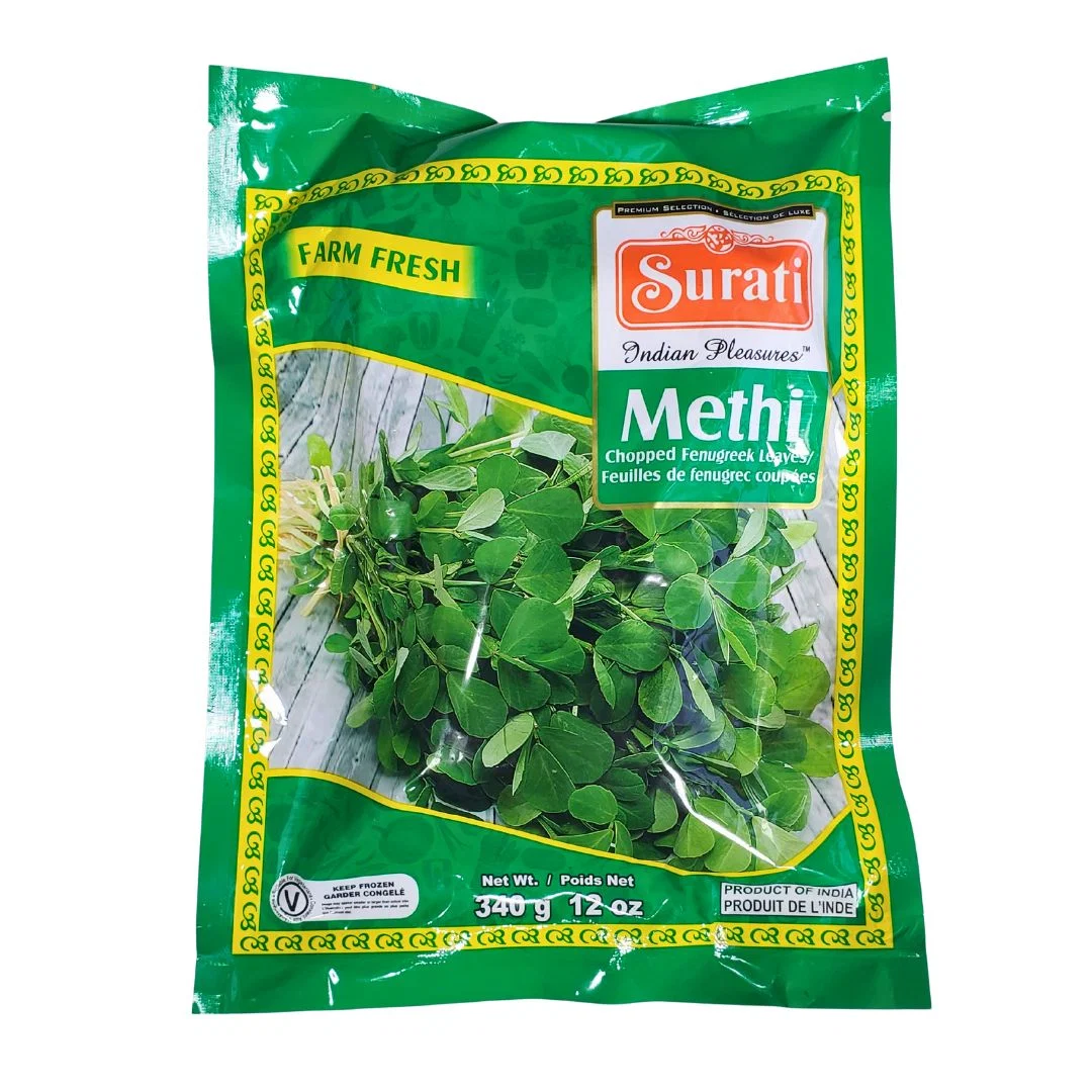 Surati Chopped Methi (Frozen Fenugreek Leaves) — Each (340 G)