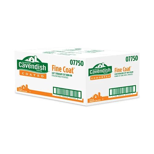 Cavendish - French Fries - 3/8 Straight Cut - Skin On - Fine Coat - 07750 — Each (4.5 LB)