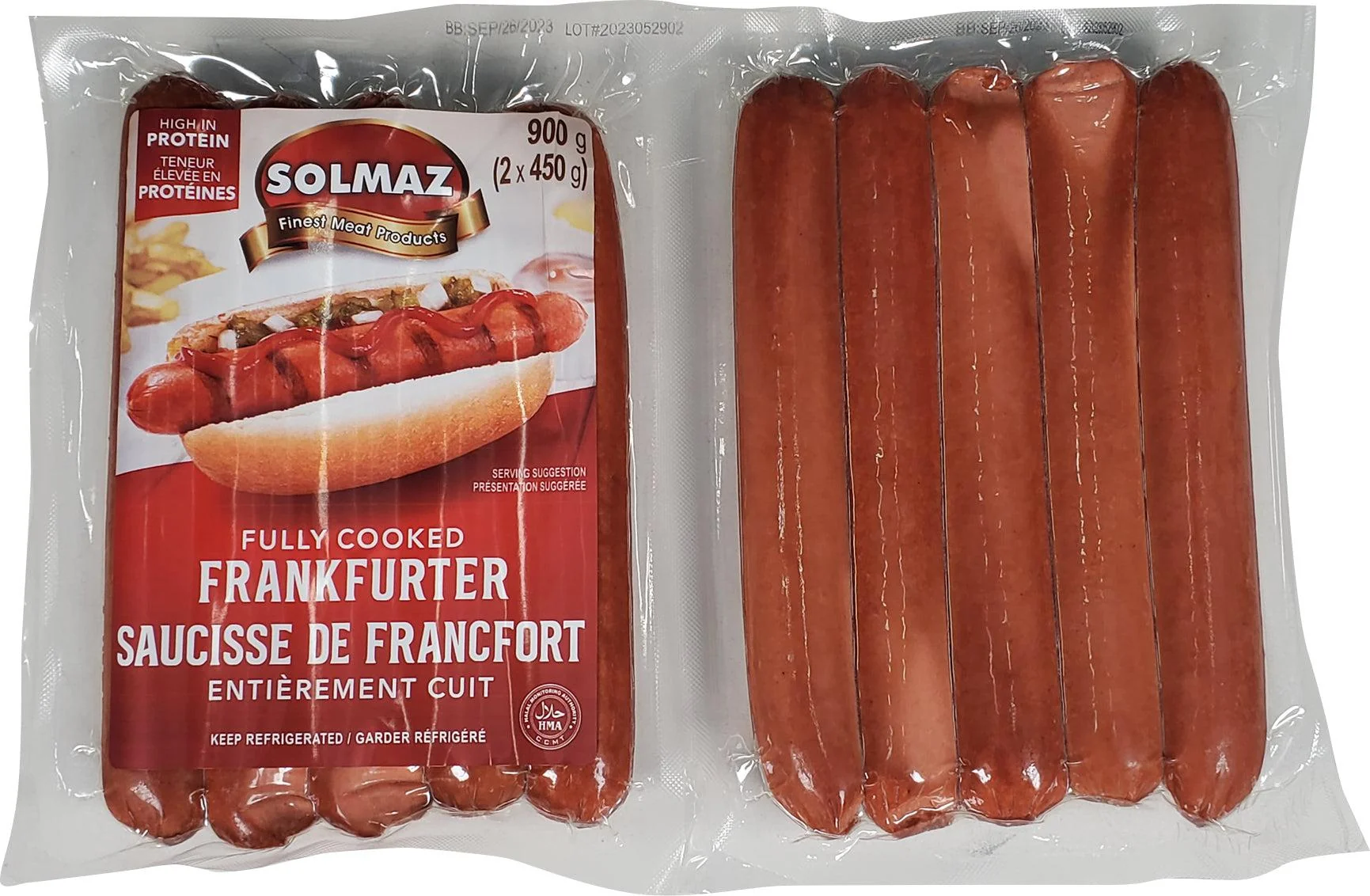 Fresh Deli - Solmaz - Cooked - Hot Dogs - Halal — Case (10 CT)