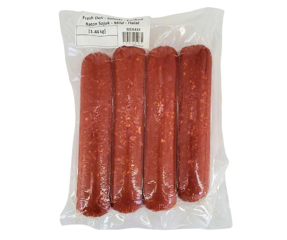 Fresh Deli - Solmaz - Cooked Baton Sojuk - Mild - Halal — Each (1.44 KG)