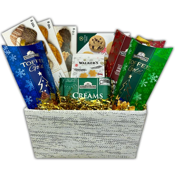 Festive Glow Gift Basket EA
