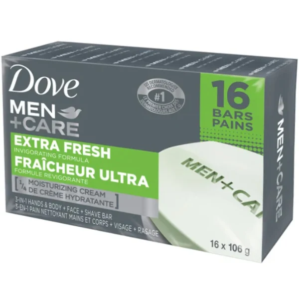 Dove - Men+ Care Extra Fresh Soap 16x106 GR
