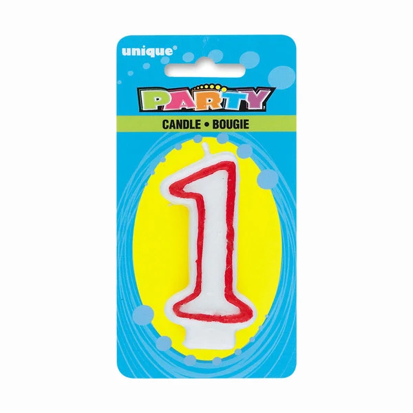 Unique - Deluxe Numeral Candle 1 1EA