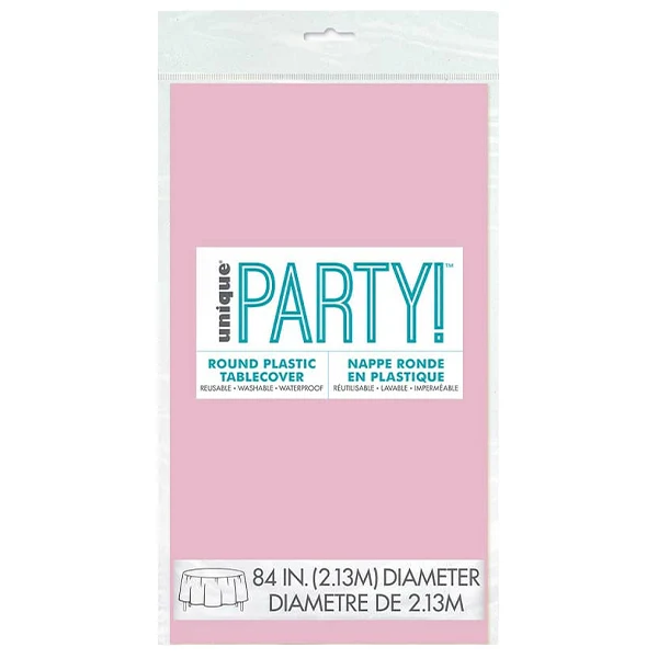 Unique - Lovely Pink Round Table Cover EA