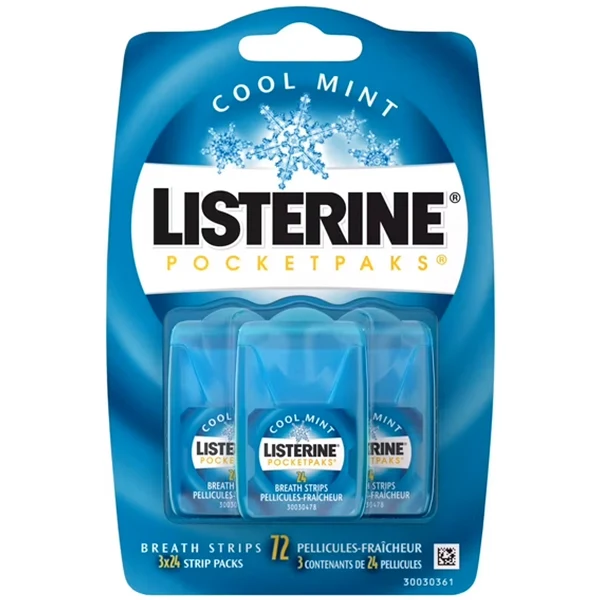 Listerine - Pocket Paks Cool Minit 72CT