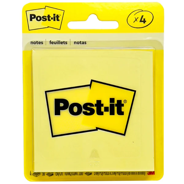 Post It - Notes 4PK