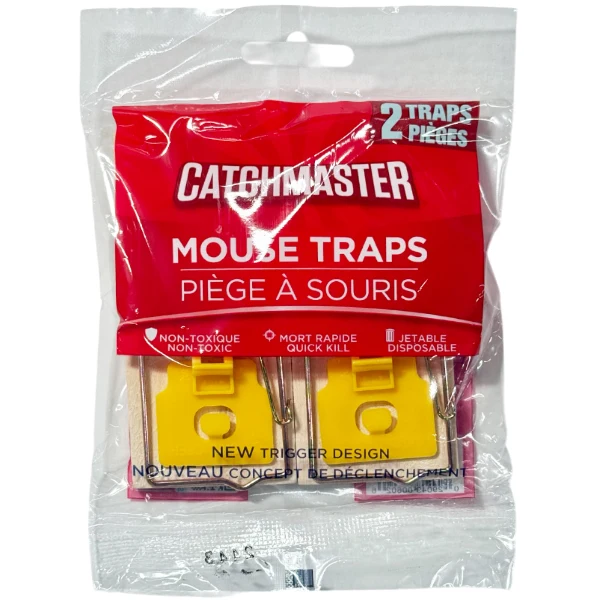 Catchmaster - CM 2PK Small Wooden Mouse Trap EA
