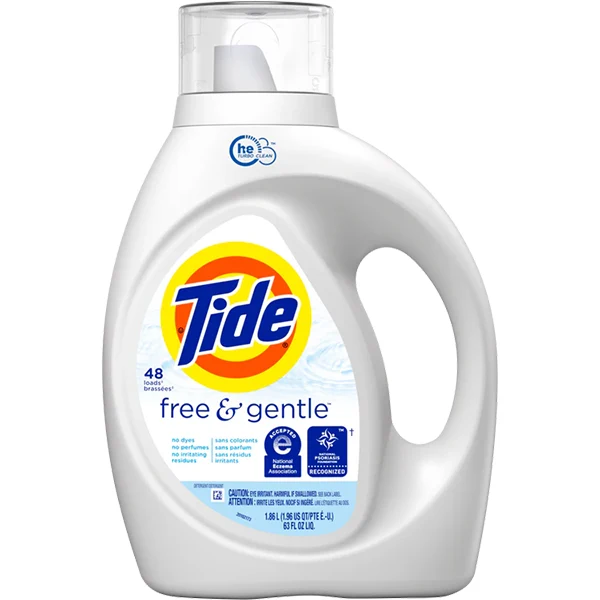Tide - Free & Gentle Liquid 48LOADS 1.86 LT