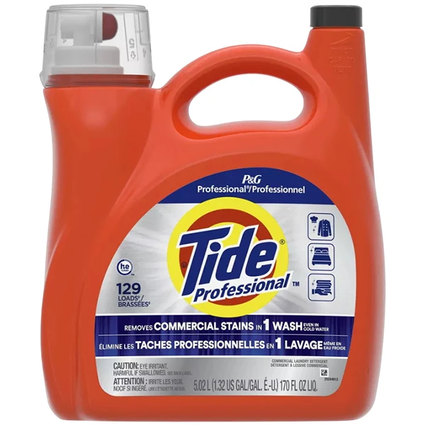 Tide Professional - Liquid Laundry Detergent 129LOADS 4x5.02 LT