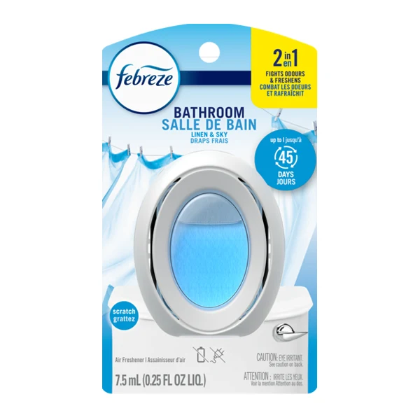 Febreze - Bathroom Linen And Sky Air Freshner 6x7.5 ML