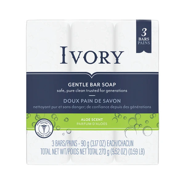 Ivory - Clean Aloe Scent Bars 3x90 GR