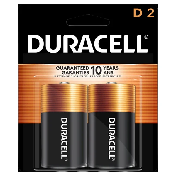 Duracell - D Battery Coppertop 6x8x2 EA
