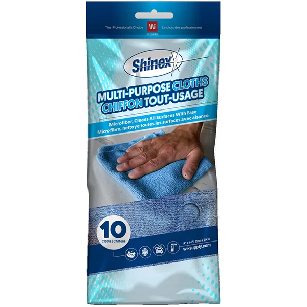 Wipeco - Microfiber Blue 14X14 10PK