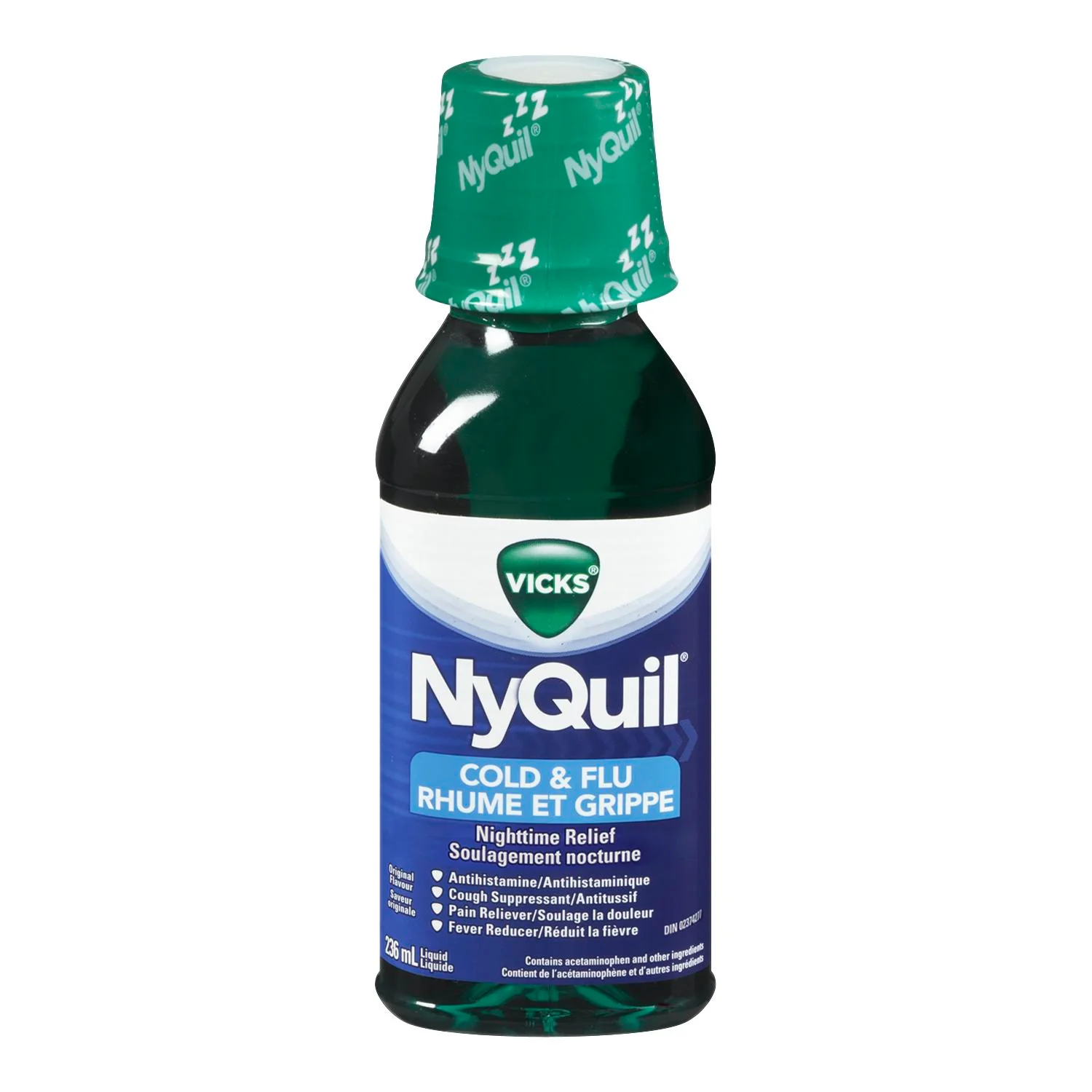Vicks - Nyquil Cold And Flu Liquid 236ML