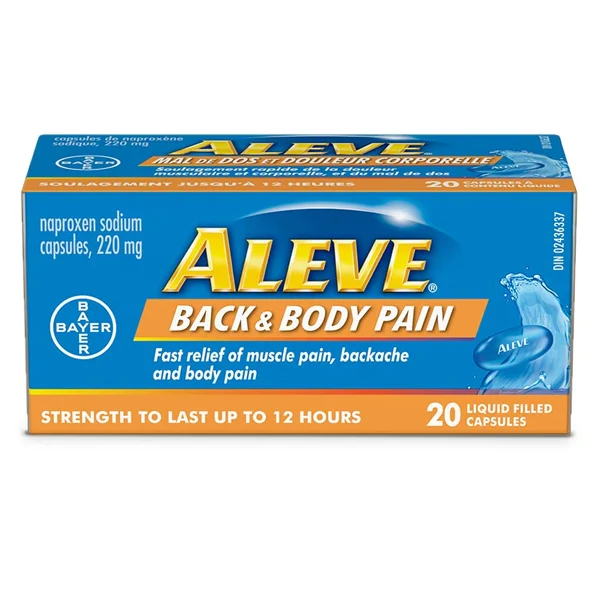 Aleve - Back & Body Liquid Cap 200MG 20CT
