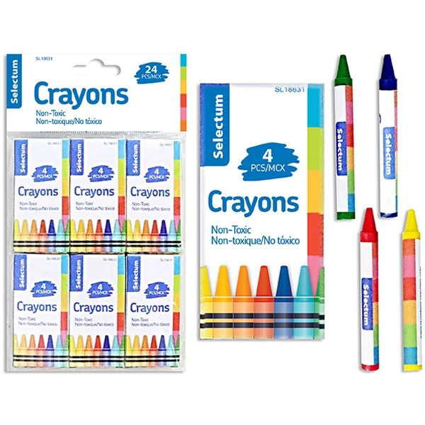 Links - Crayons SET4 Pcs Per Box 6 PK