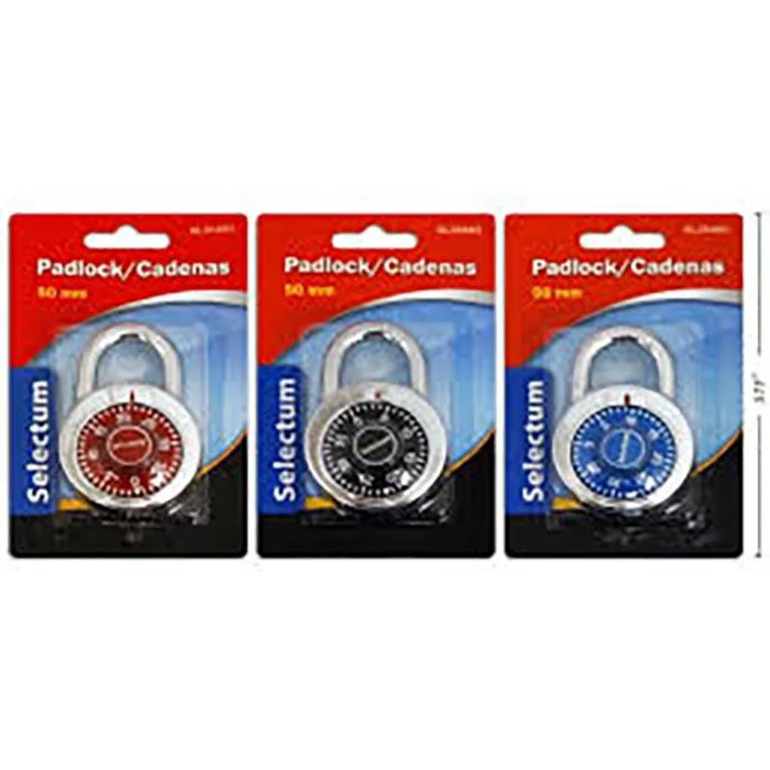 Selectum - Combination Padlock 50mm EA