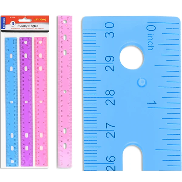Selectum - Plastic Ruler 3 PK
