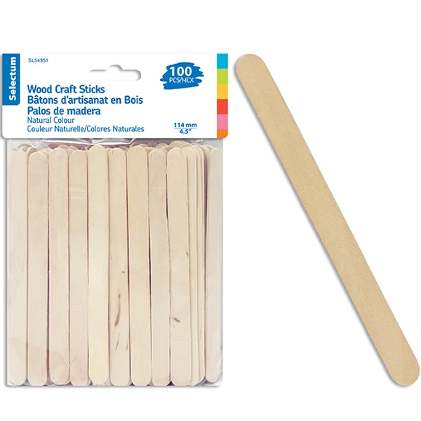 Selectum - Wood Craft Sticks 150PK EA