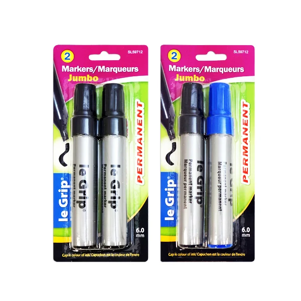 Selectum - Assorted Jumbo Permanent Marker 2EA